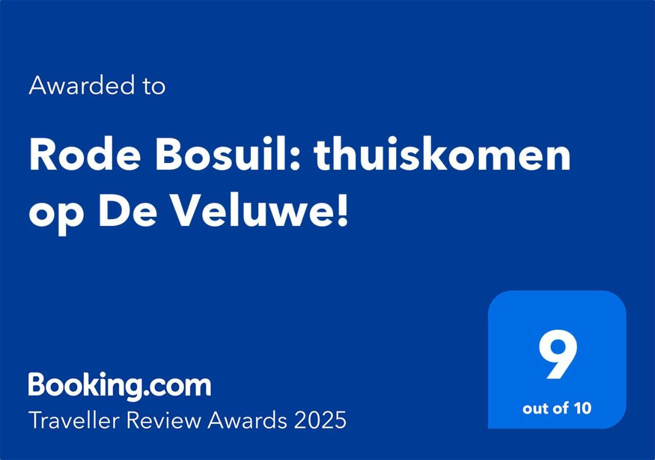 Rode Bosuil: Thuiskomen Op De Veluwe! Otterlo Exterior photo